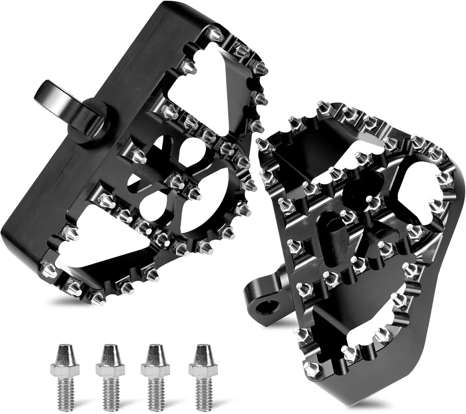 MX 360 Rotating Chopper Bobber Mini Floorboards Fit Harley Touring Road King Sportster 883 Dyna Softail Road Glide Street Glide