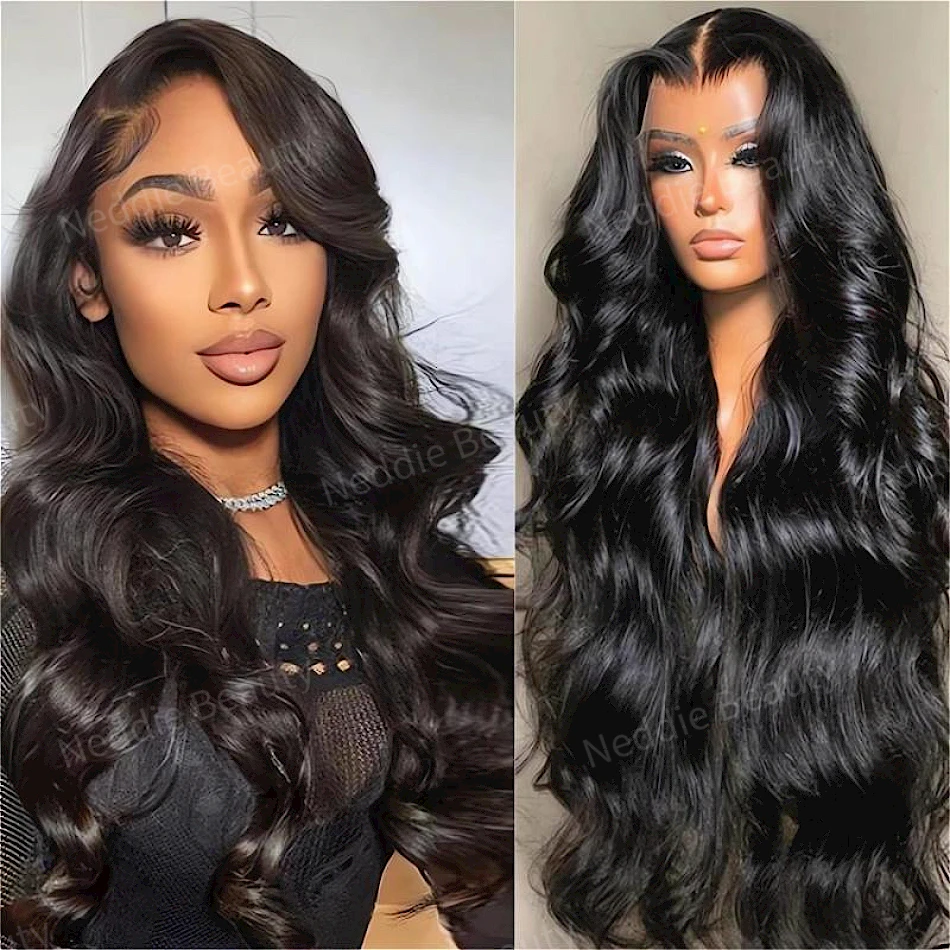 

13x6 HD Lace Frontal Wig Gluless Human Hair Body Wave Choice 30 40 Inch 100% Natural PrePlucked Brazilian Wigs For Women