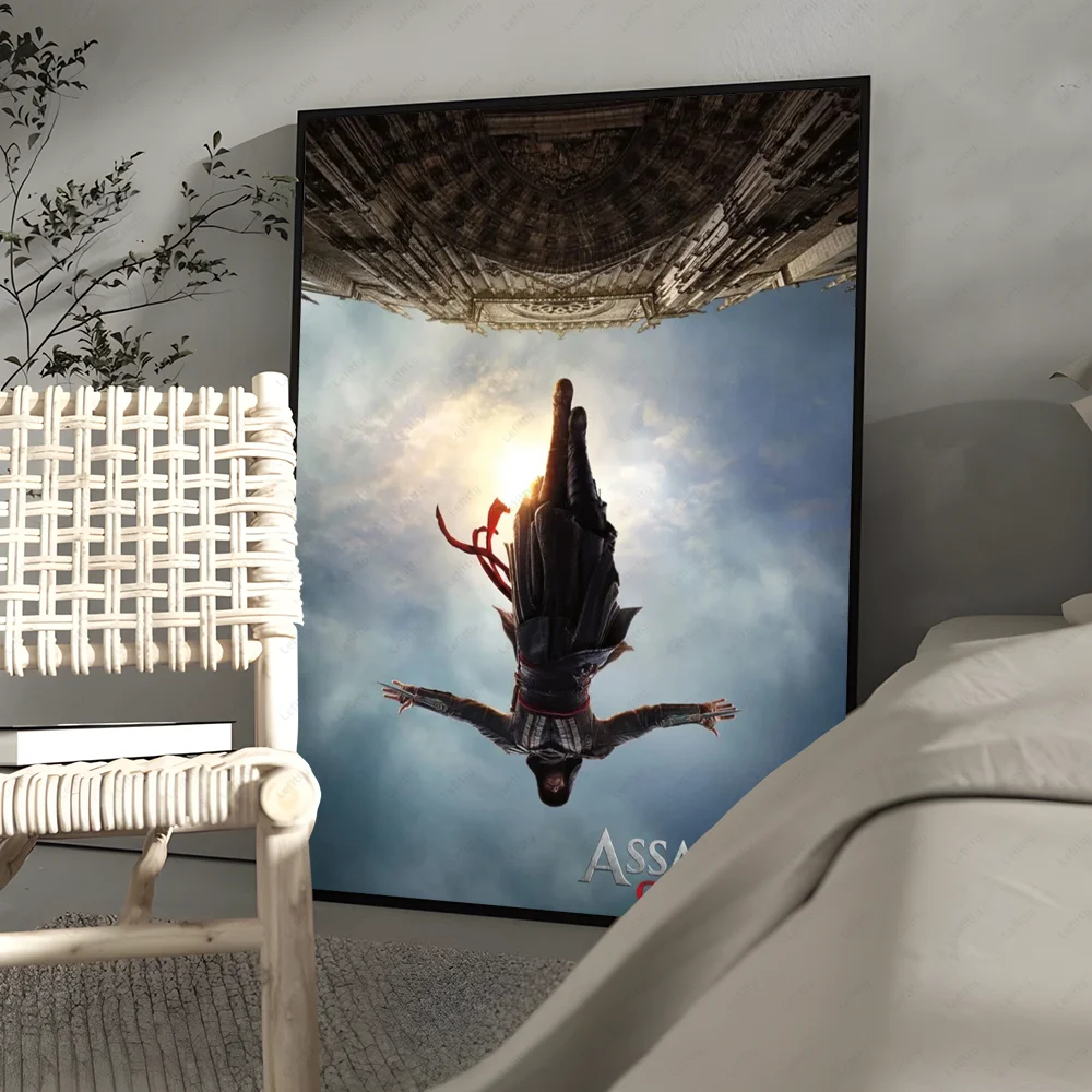 لعبة A-القتلة العقيدة ملصق جدار الطباعة مقاوم للماء غرفة الاستحمام ديكور غرفة نوم المنزل هدية #6