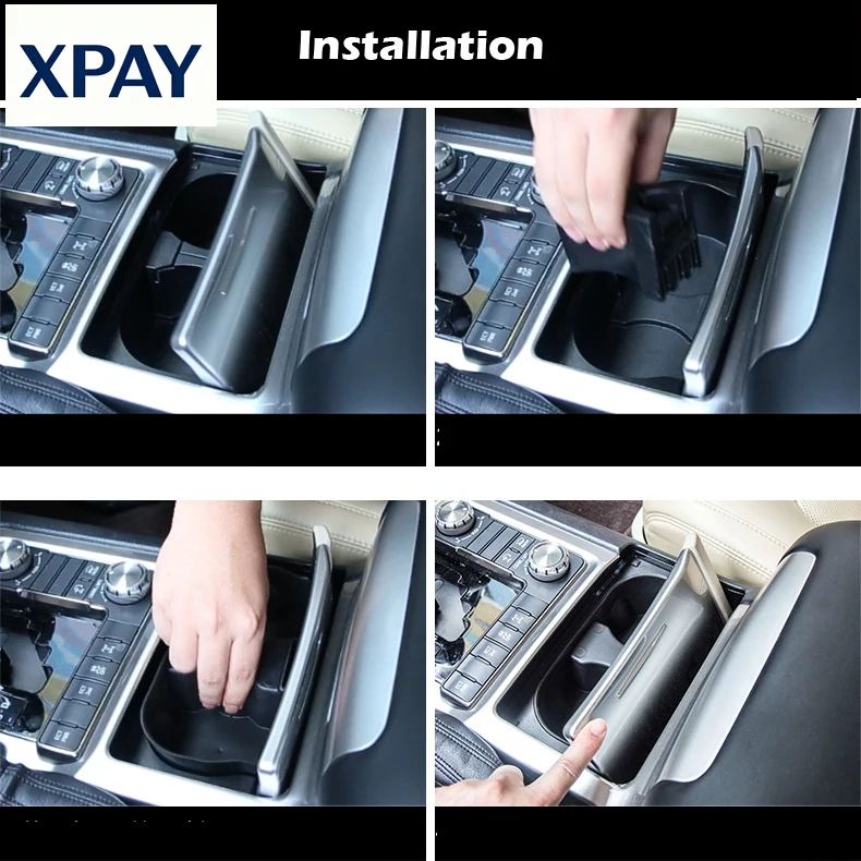 For LC200 FJ200 Cup Tray Insert Cup Keeper For  Toyota Land Cruiser 200 Accessories 2008 2010 2012 2015 2016 2018 2019 2020