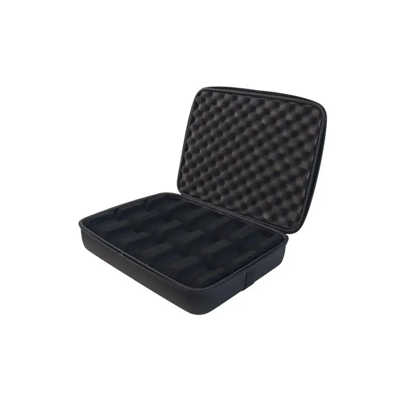 Watch Carry Box Hard-Shell 15 Slots Watch Storage Organizer Case Fit For Large And Small Watches With Soft Foam Pillow