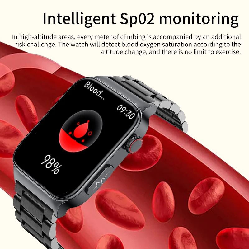 LIGE Medical Grade Health ekg + PPG inteligentny zegarek mężczyźni Monitor temperatury ciała SmartWatch Me\'s IP68 wodoodporny zegarek sportowy damski