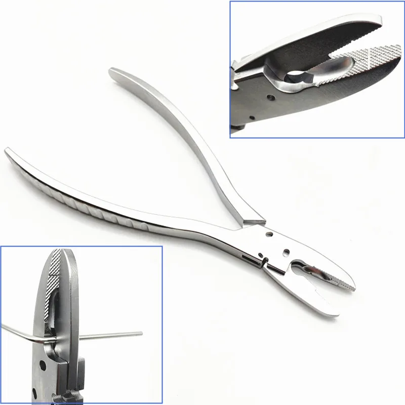 Orthopedic Bending Pliers Veterinary Wire Cutter Kirschner Wire Bending Forceps Multifunctional Bone Scissors