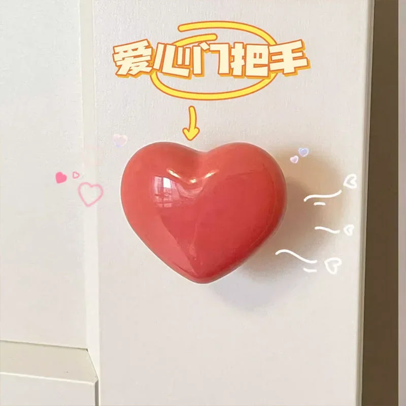 1PC Creative Heart-shaped Toilet Press, Toilet Water Tank Button Assistant