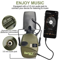 Casque de tir électronique tactique d'extérieur, anti-bruit actif, amplification du son, protection auditive 3