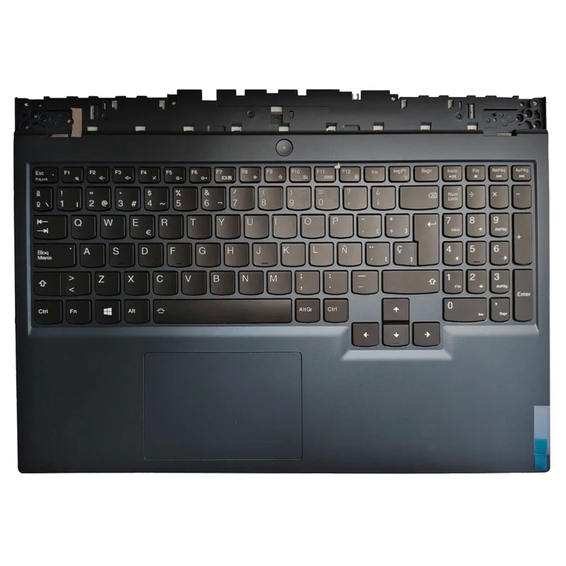 Novo teclado retroiluminado dos eua/espanhol para lenovo legion 5-15imh05h -15imh05 -15arh05h -15arh05 capa superior com apoio para as mãos