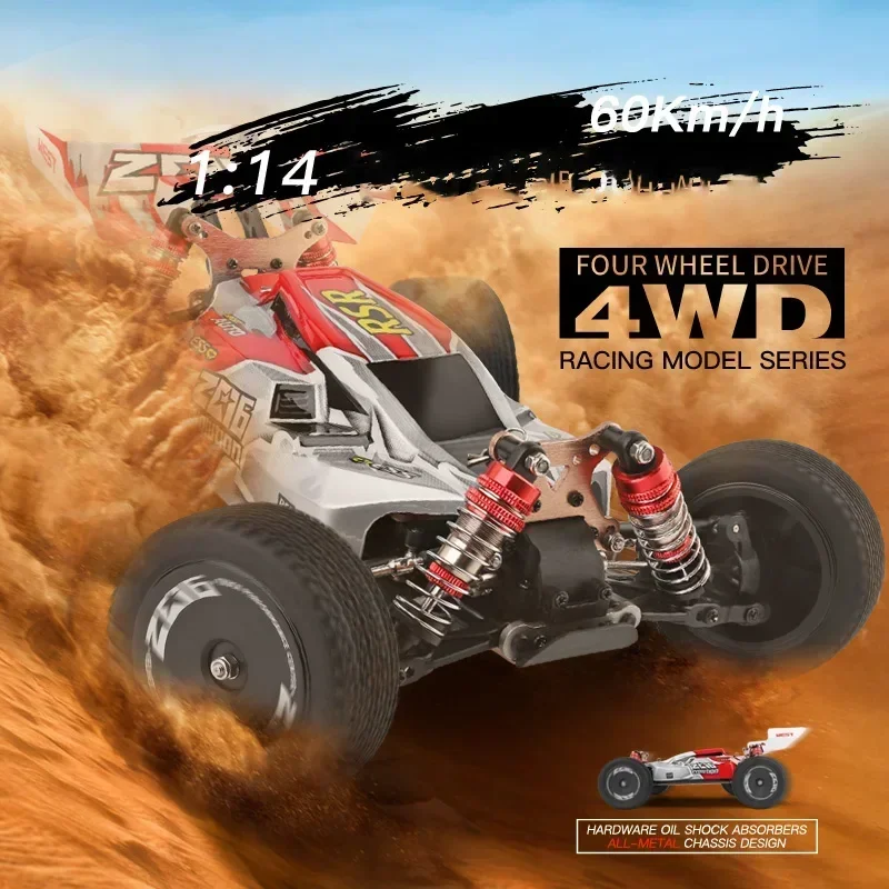 WLtoys 144001 RC Car A959 A959-A A959-B 70 KM/H 4WD veicolo da corsa elettrico ad alta velocità fuoristrada giocattoli per auto telecomandati per