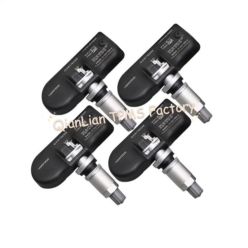 Tire Pressure Monitoring System For Audi A4 A5 Q5 TT TPMS Sensors 1/4pcs 1K0907253D 315MHz Tire Sensor - Image 2