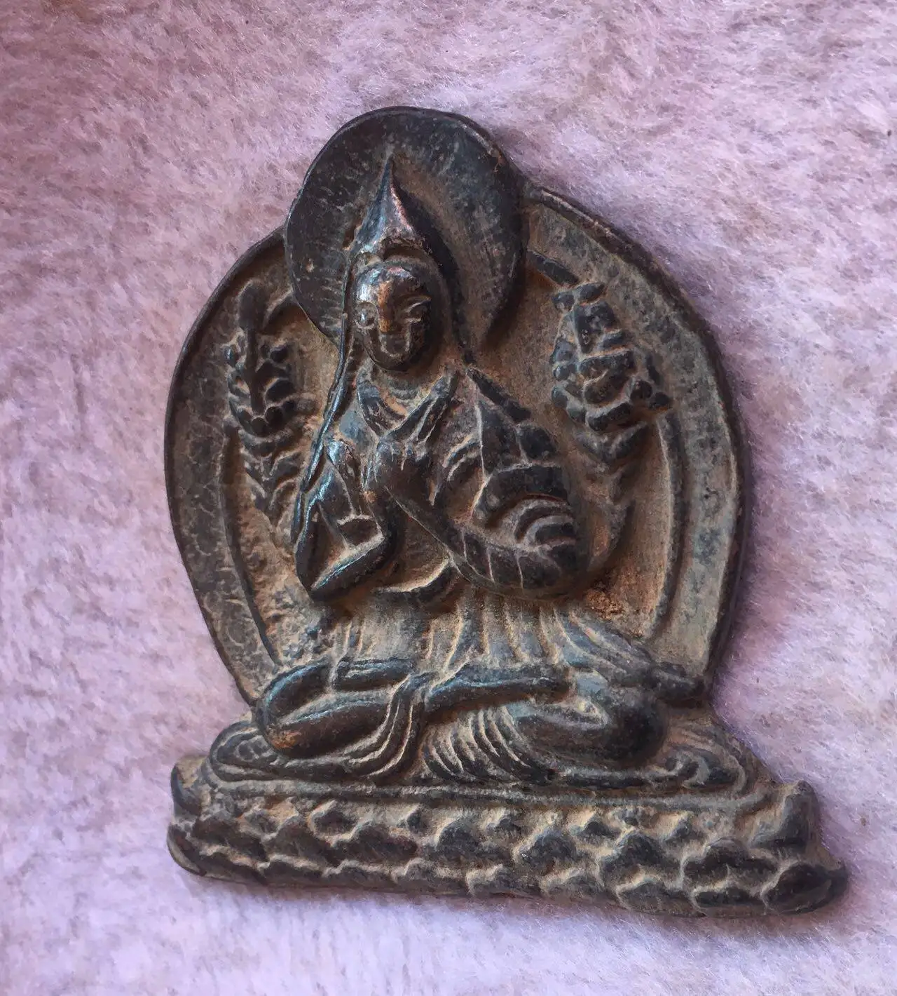 Tibetan Buddhism Tsongkhapa Master Relief Buddha Brand Xizang ethnic style Buddha statue Folk Art Collection Crafts