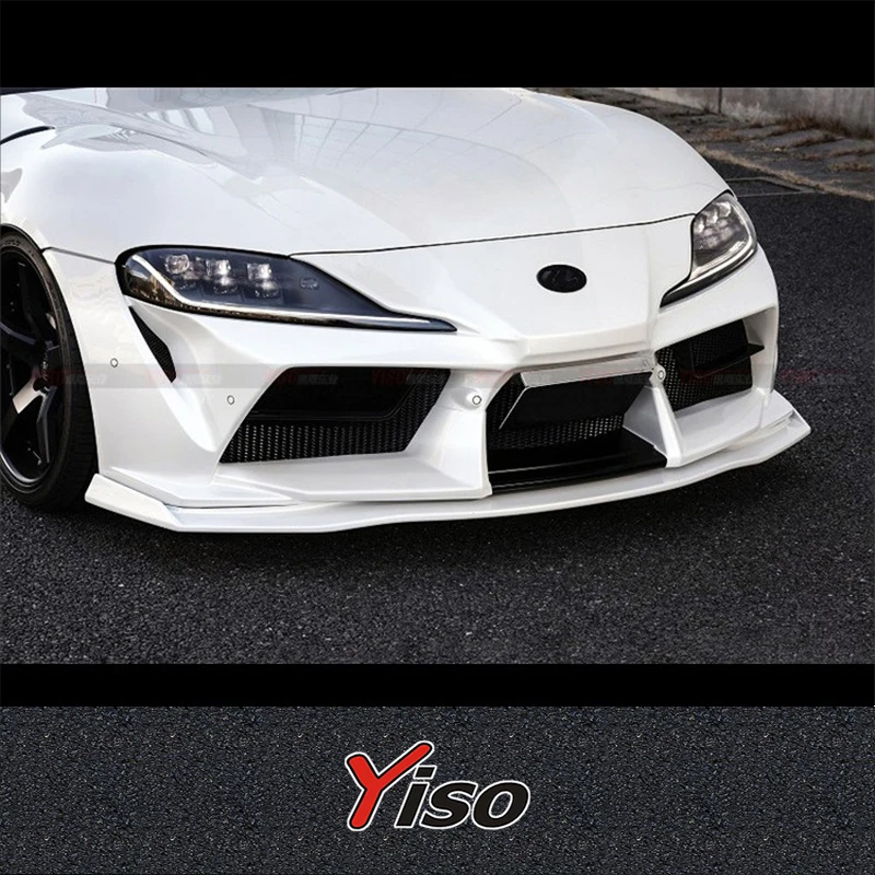 Adecuado para SUPRA A90, circonita modificada, kit aerodinámico de labio delantero de parachoques delantero KUHL de fibra de carbono