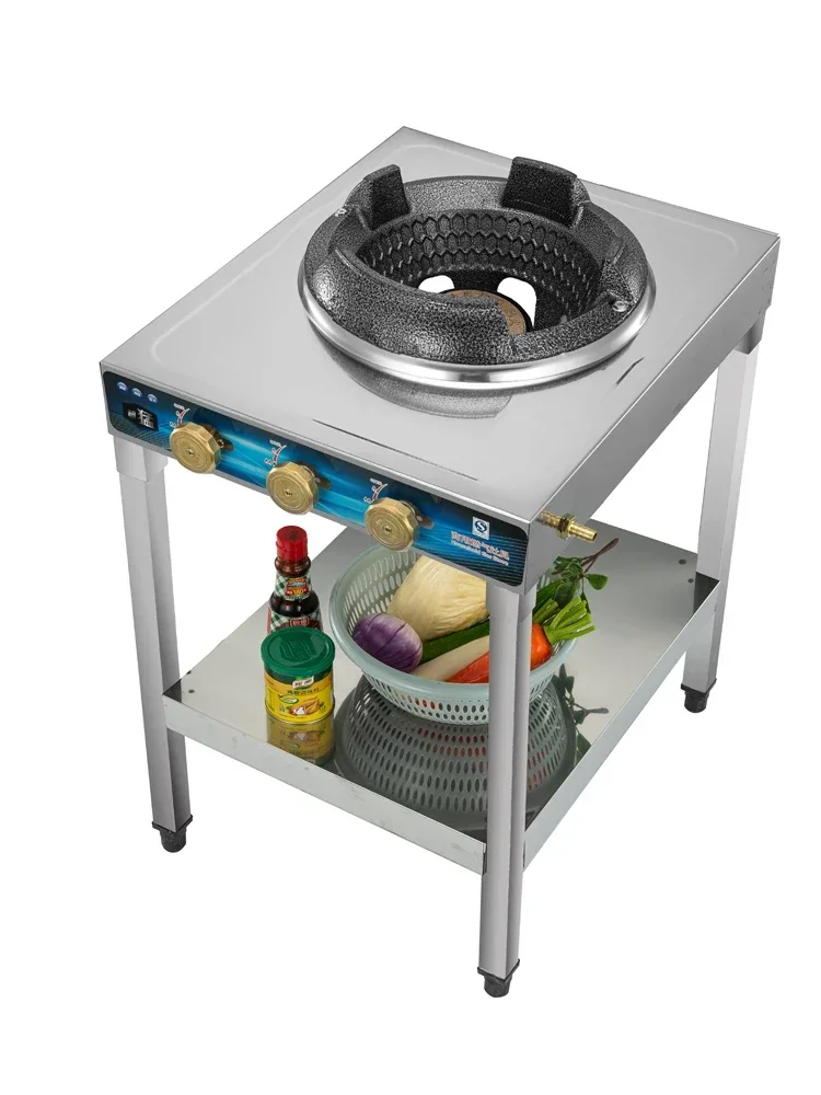 commercial New 40KW fierce fire stove single stove medium and high pressure frying stove  mute energy-saving