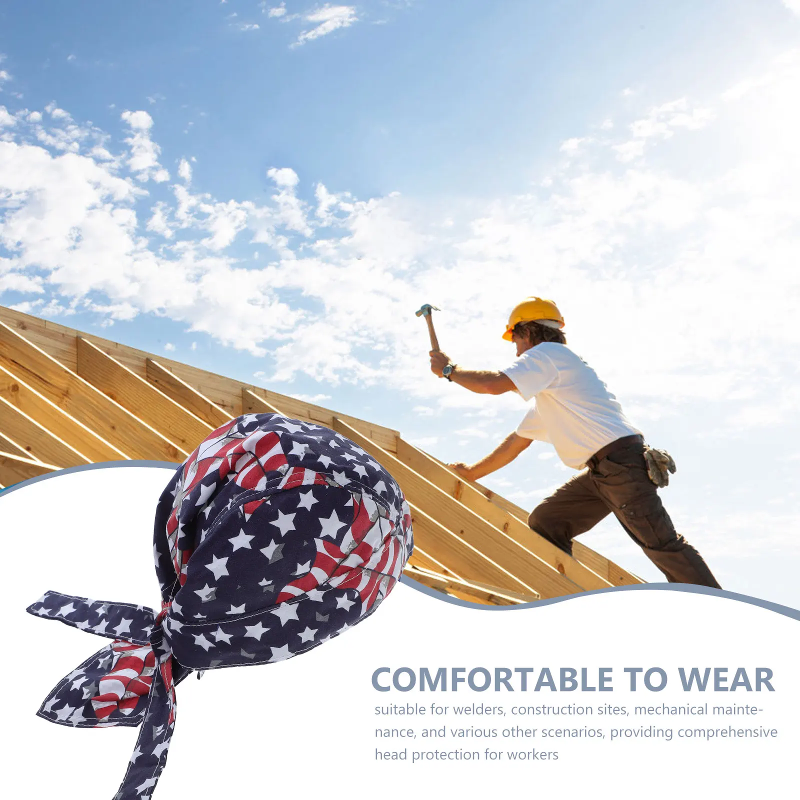 

Welder Cap Flame Resistant Adjustable Cotton Safety Hat Thick Work Welding Hat Protective Headgear Welder Adjustable Cap