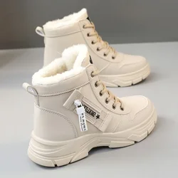 Women Boots 2026Winter Fashion Waterproof Height Increased Snow Boots Warm Plus High Top CottonShoes Platform Sports Ankle Boots
