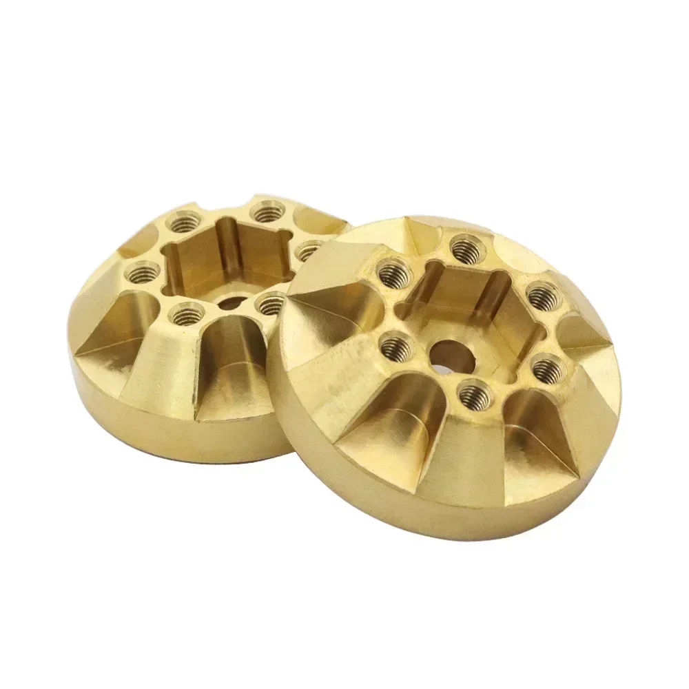 Brass Internal Weights Brake Disc Counterweight for TRX4 TRX6 Axial SCX10 90046 1/10 RC Crawler VP Wheel Hub