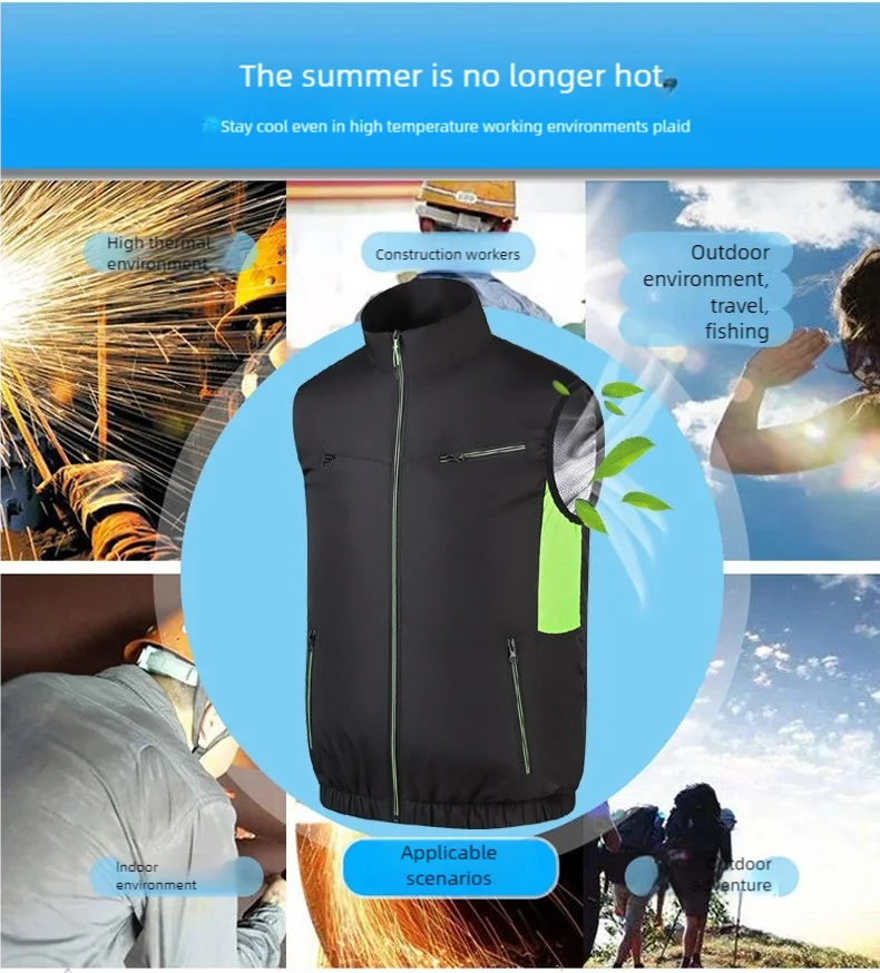 Summer Heat Protection Fan Ves - Outdoor Camping Ventilator ulasan dan harga