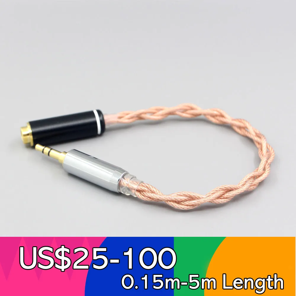 

Graphene 7N OCC Shielding Coaxial Mixed Earphone Cable For 3.5mm xlr 6.5 2.5mm male 4.4mm Male to 4.4mm female LN007790