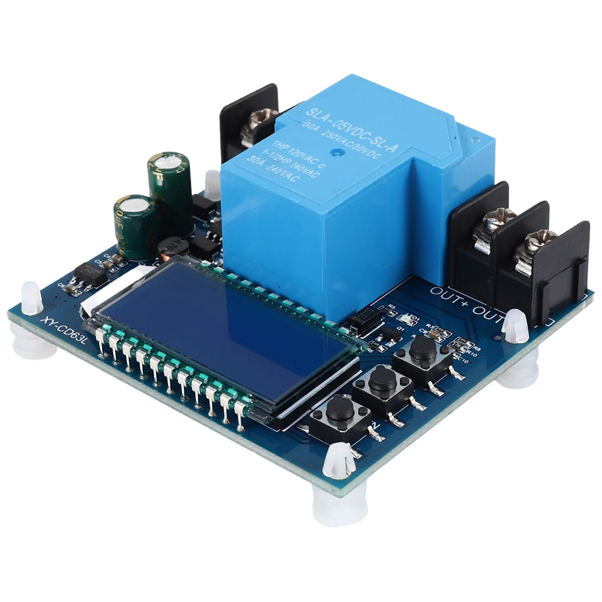 DC6-60V 30A Storage Battery Charging Control Module Protection Board Charger Time Switch LCD Display XY-CD63L-AB01