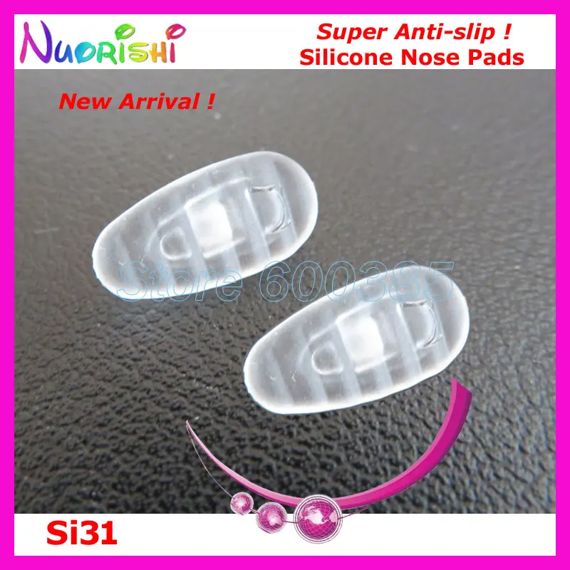 

100/500/2000pcs Si3115 Super Anti Slip Glasses Eyewear Eyeglass Silicone Nose Pads Free Shipping