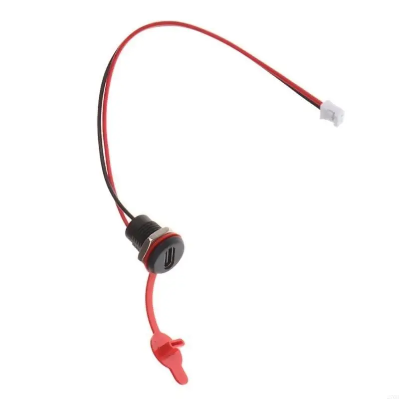 270b 2pin USB C Loại C ổ cắm nữ có nắp đầu cuối cho khả năng chống ẩm