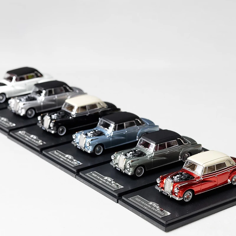

Diecast GFCC 1:64 Scale Benz 300D Vintage 1959 Alloy Car Model Collectible Toy Gift Souvenir Display Ornament
