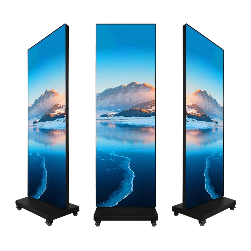 Factory Popular Foldable 4K8K indoor P2.5 HD LED Foster Screen for Shopping Mall Large Advertising for Media & Welcome Display