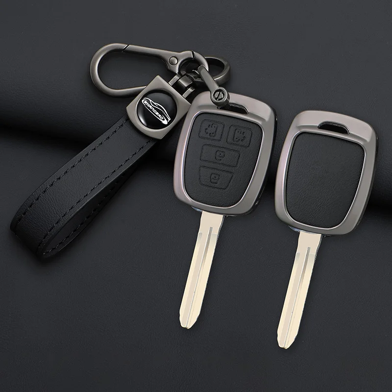 Zinc alloy leather TOY43/TOY47 2/3/4Buttons Remote Key Shell For Toyota Camry Avalon Corolla Matrix RAV4 Venza Yaris FOB Case