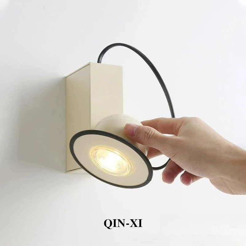 Lampada da scrivania magnetica di design italiano retro camera da letto comodino scrivania soggiorno lampada da parete corridoio