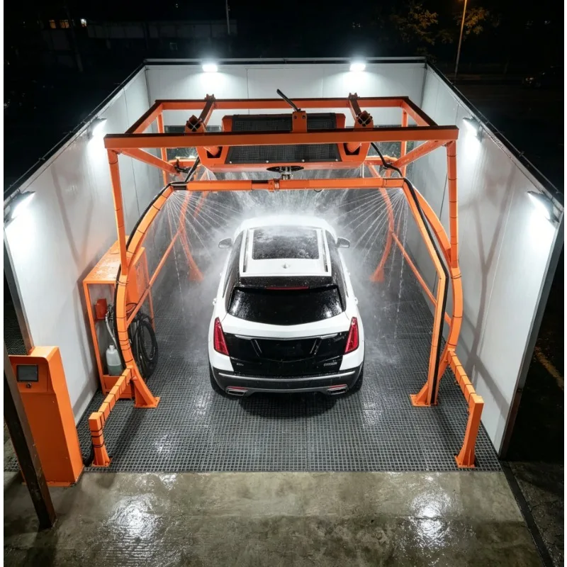 Smart Touchless Car Wash Syste360DegreeAutomatic Vehicle Washing Machine with Sensor Water Recycling Optional Factory Wholesale