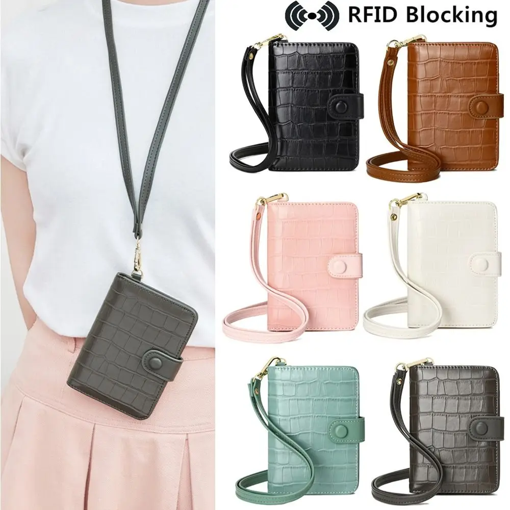 Neck Wallet Pu Leat…