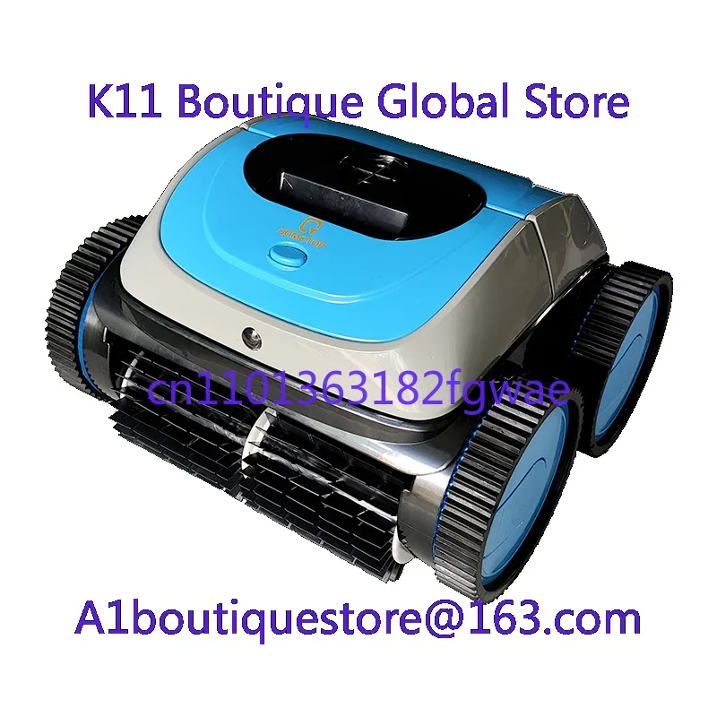 آلة شفط مياه الصرف الصحي لحمام السباحة، مكنسة كهربائية لاسلكية تحت الماء، روبوت تنظيف سفلي لحمام السباحة #2