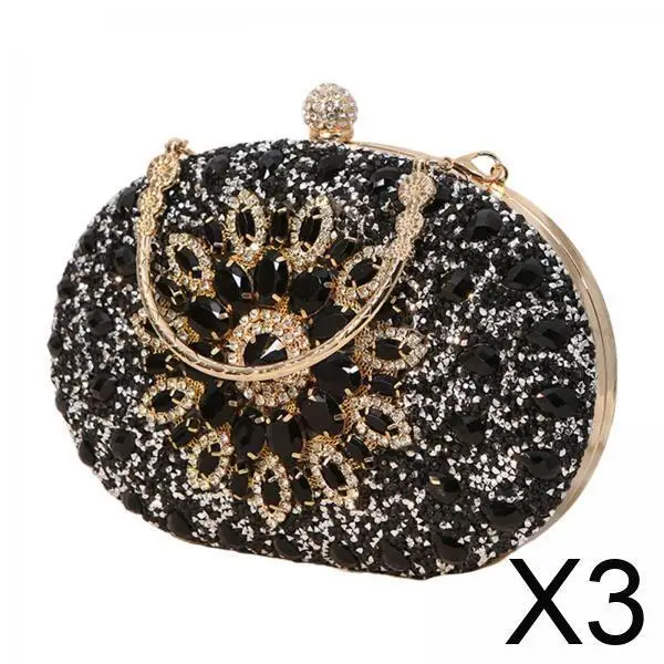 

Women Elegant Handbag Clutch Purse Lightweight Oval Evening Bag for Holiday Birthday Gift