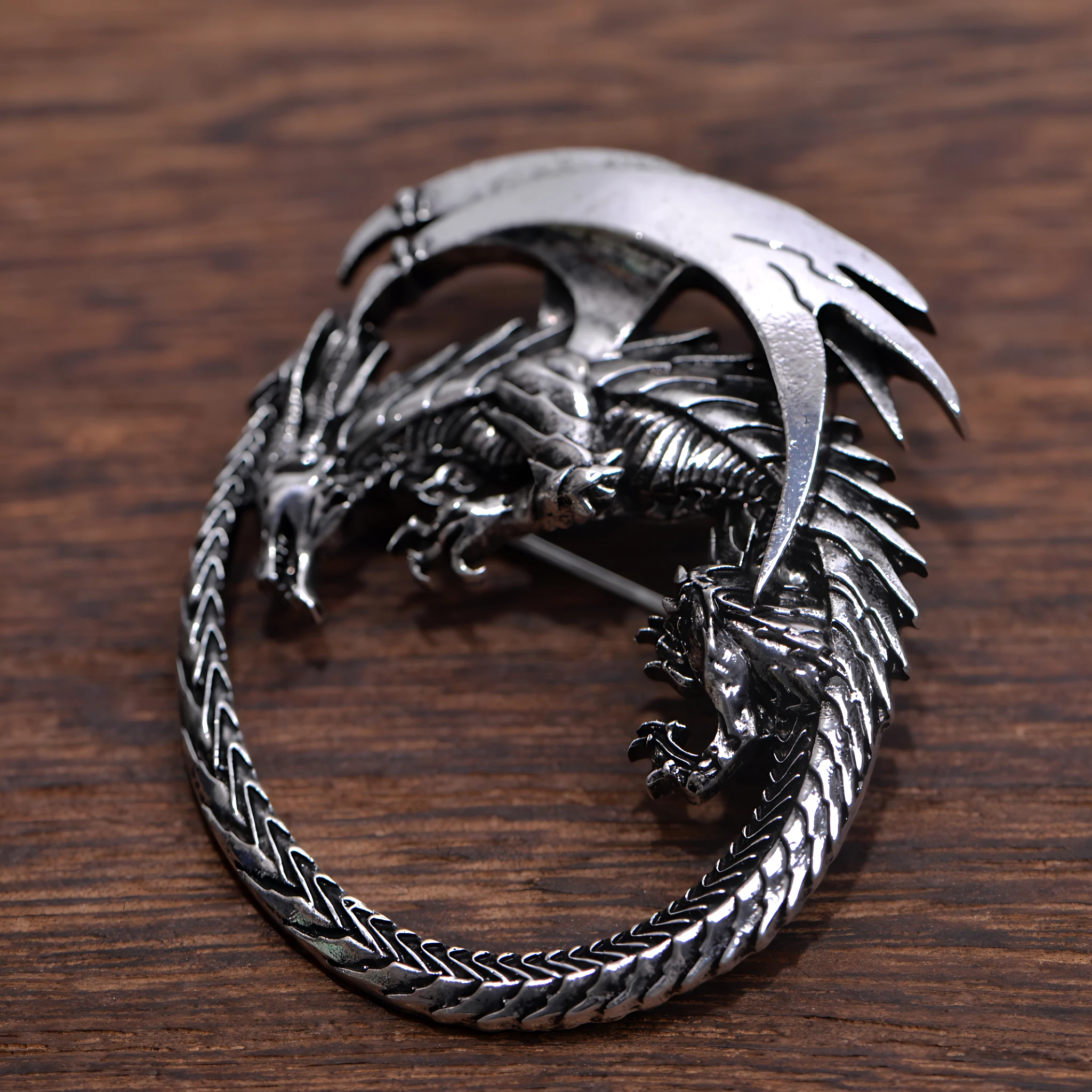 LANGHONG 10 قطعة نورس فايكنغ بروش للنساء ريترو السويد التنين بروش مجوهرات تعويذة