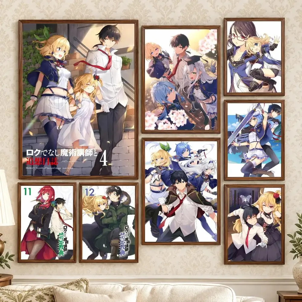 Arcane Rebellious Anime Akashic Records Magic Instructor Poster Wall Art For Bedroom Living Room Home Decor Holiday BirthdayGift
