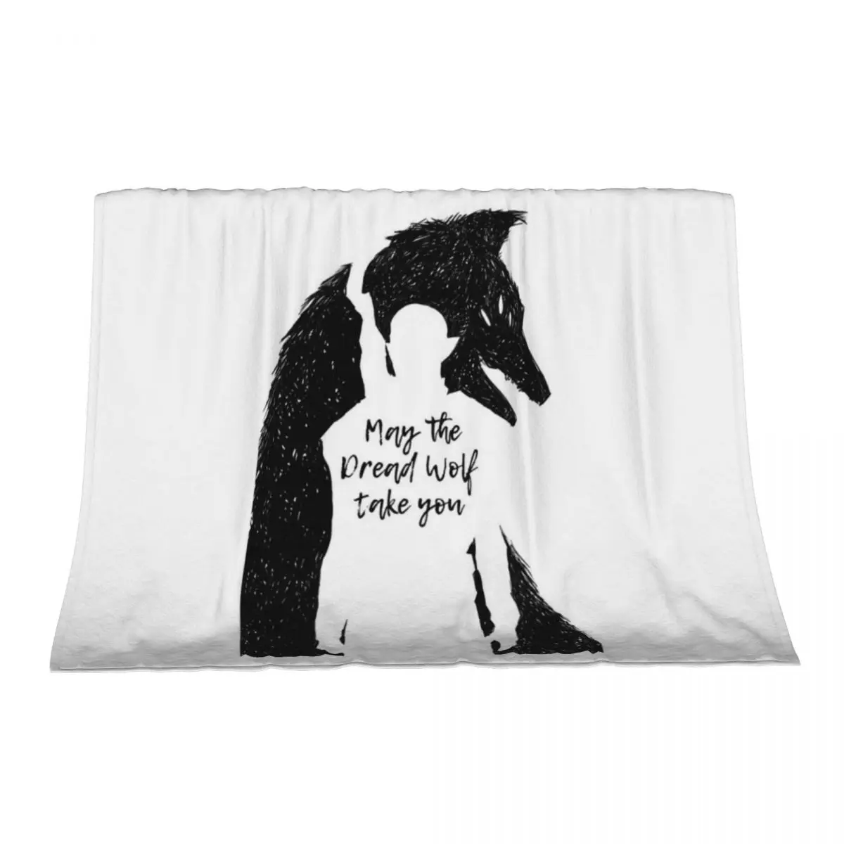 

Dread Wolf II Throw Blanket blankets ands Single Hairy Giant Sofa Blankets