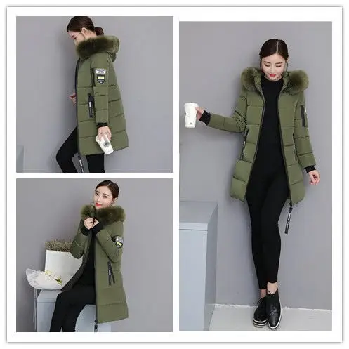 Winter Coat 2026 New Women's Thick Cotton Jacket Women Hooded Coat Medium Long Casual Student Jackets Female Warm Parka Overcoat