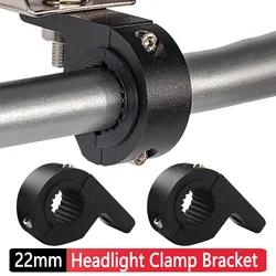 Motorcycle LED Headlight Clamps Brackets Tube Clamp Mount Kit Aluminum 22mm Handlebar Light Lamps Holder Lamp Holder Clamp Brack