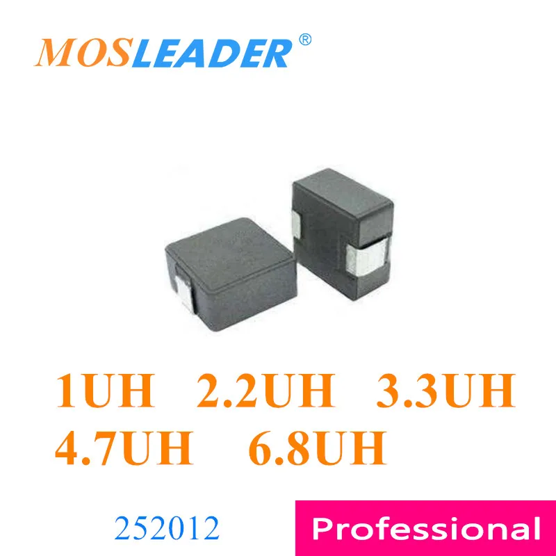 Mosleader 100 шт. 252012   1UH 2.2UH 3.3UH 4.7UH 6.8UH 1R0 2R2 3R3 4R7 6R8 2.5*2*1.2 Литые силовые индукторы Сделано в Китае