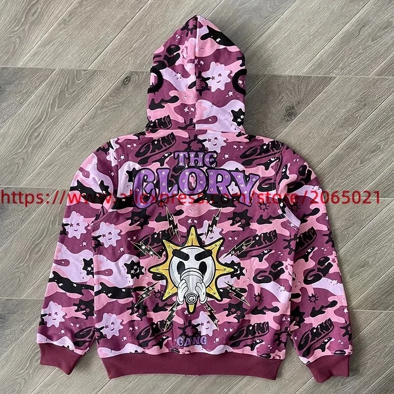 2025fw Glo Gang The Glory Full Zip Hoodie Men Women 1:1 High