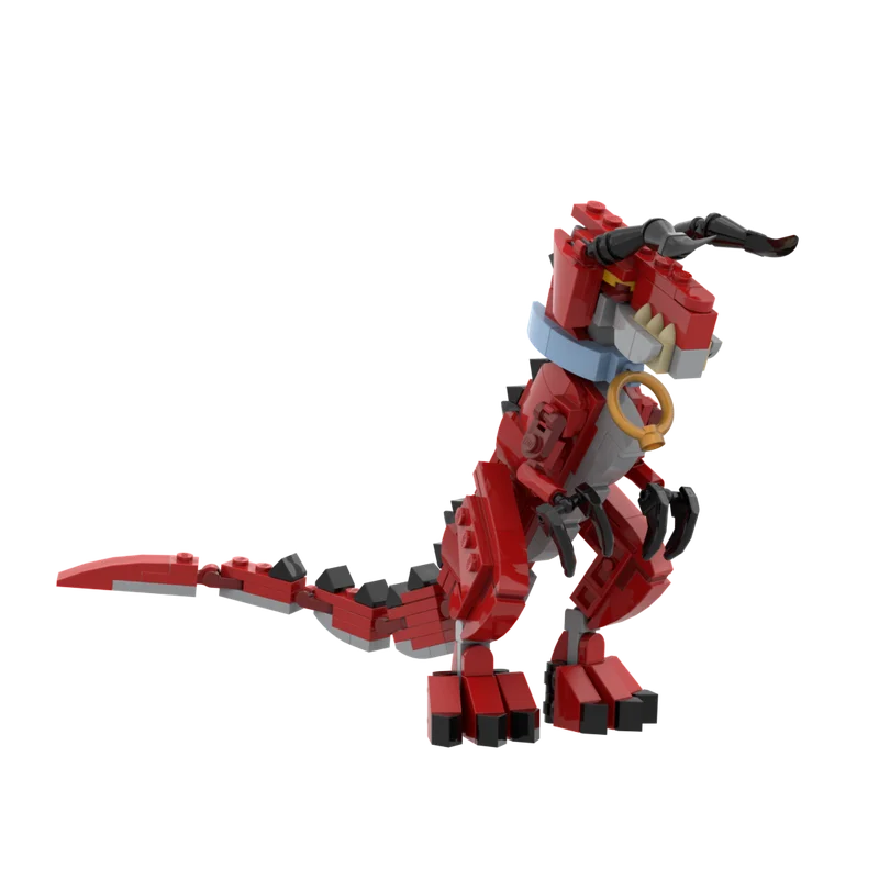 

Realistic Dinosaur Model MOC Building Blocks Prehistoric Creature DIY Assemble Jurassic Desktop Display Collectible Toy