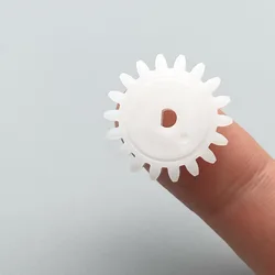 1M 18T POM Gear 2/3mm D Hole Plastic Nylon Small Motor Parts