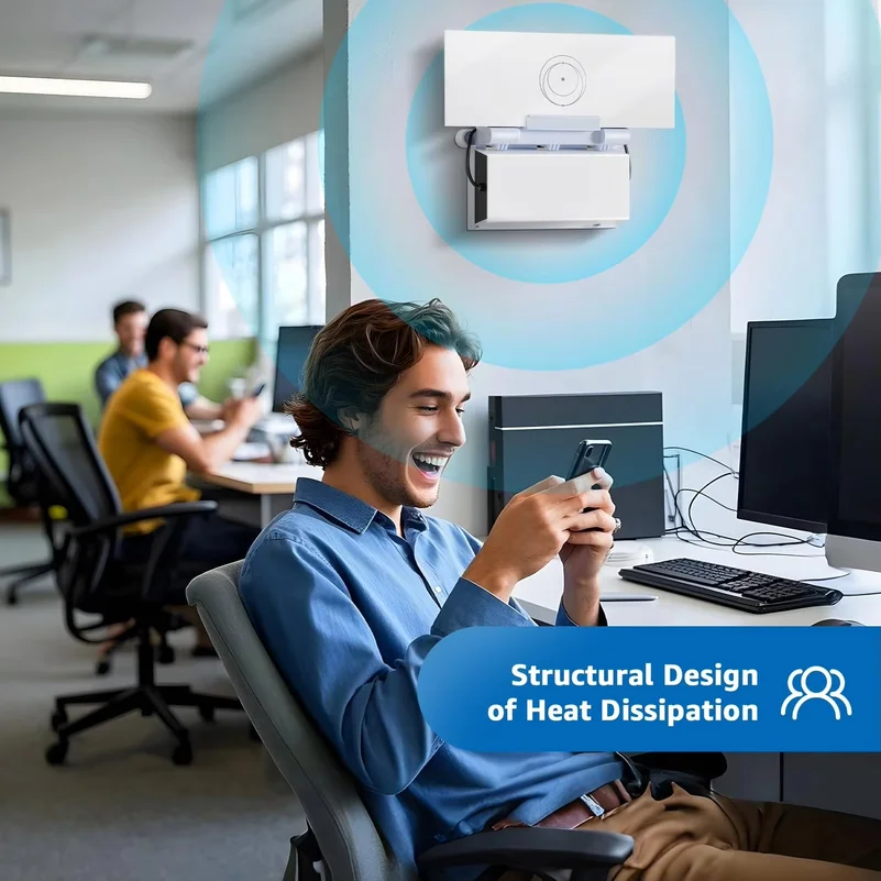 For Starlink Gen 3 Router Mount 2 in 1 Wall Holder Space Saving Mounting Bracket Kit Router Bracket for Router and Power Supply