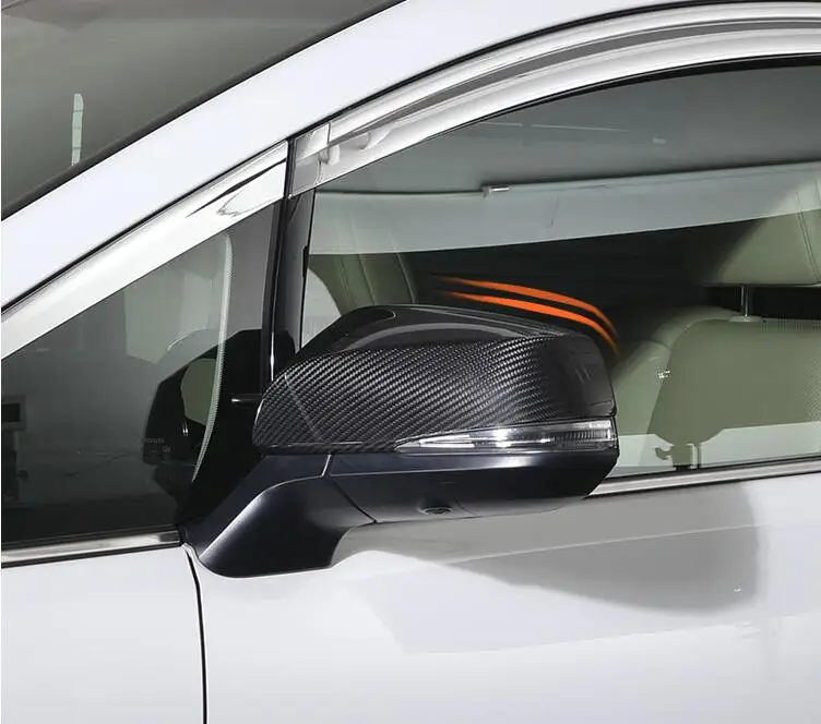 

Real Carbon Fiber Rear View Mirror Cover for Toyota 4runner Tacoma Alphard Vellfire AH30 Lexus LM RAV4 XA50 Highlander XU70
