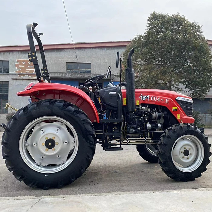 Chalion 60HP 4WD Tractor Agriculture Agricultural Farm 4X4 25-300HP Farming Wheel Tractors With Disc Harrow