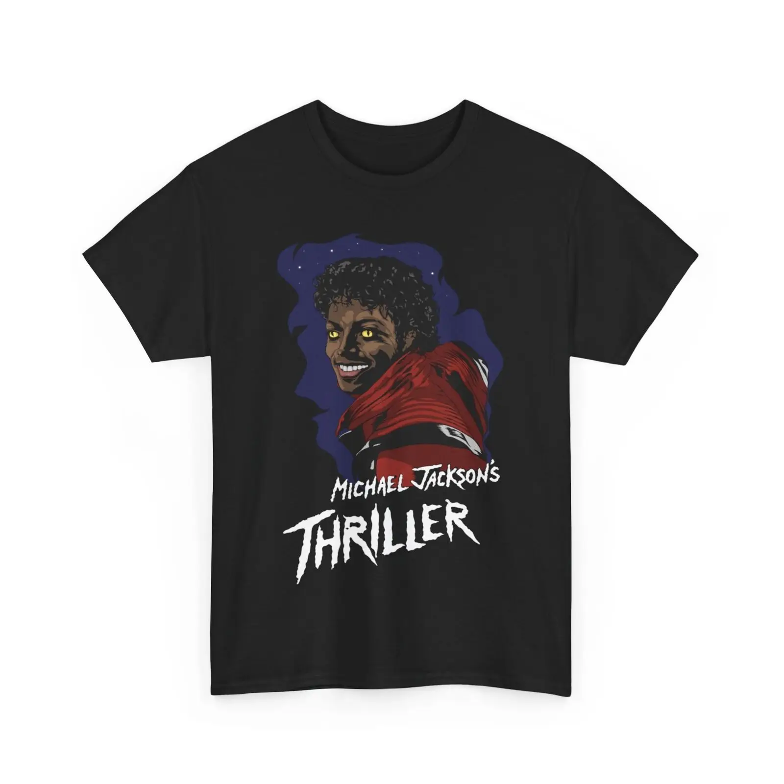 Michael Jackson Thriller MJ T Shirt Unisex Heavy Cotton Tee