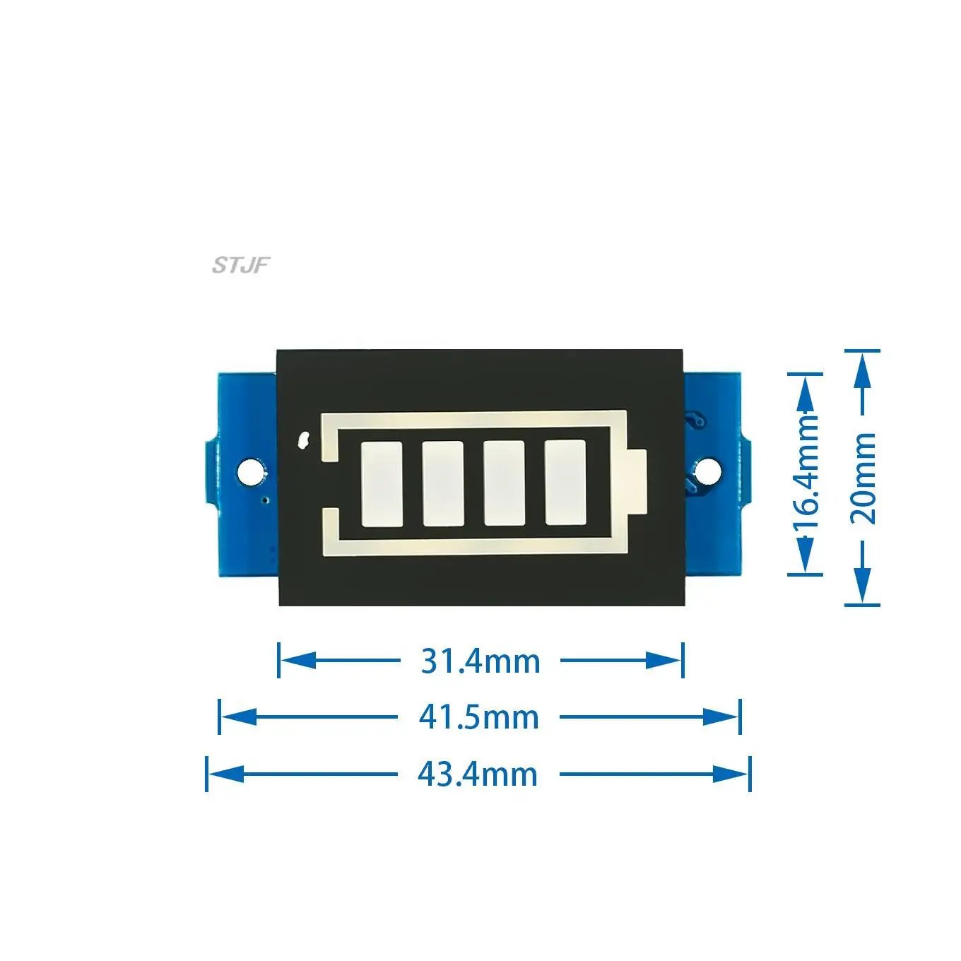 1S 2S 3S 4S Single 3.7V Lithium Battery Capacity Indicator Module 4.2V Blue Display Electric Vehicle Battery Power Tester Li-po