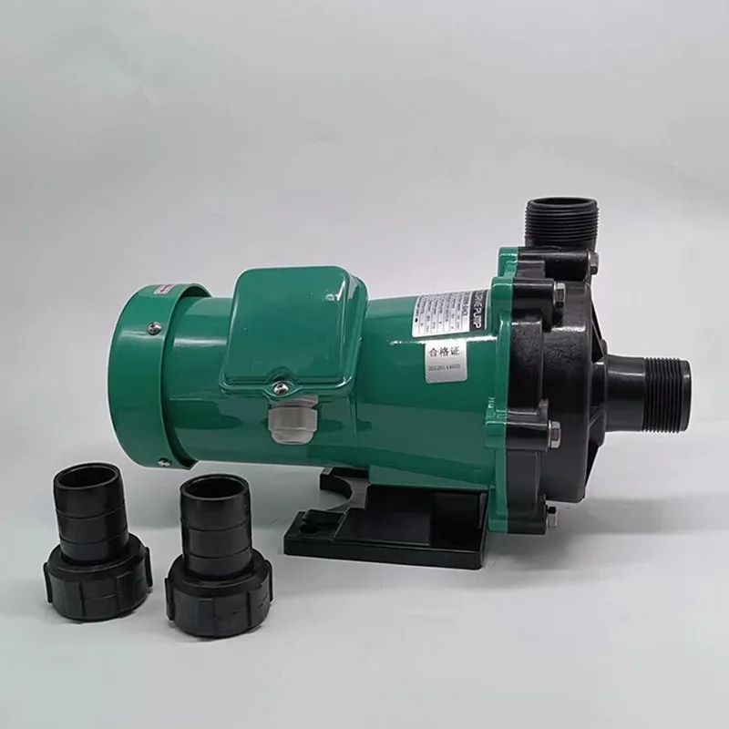 Acid Alkali Resistant PP Magnetic Drive Pump, Micro Plastic Sealless Chemical Water Pump for Electroplating Industry