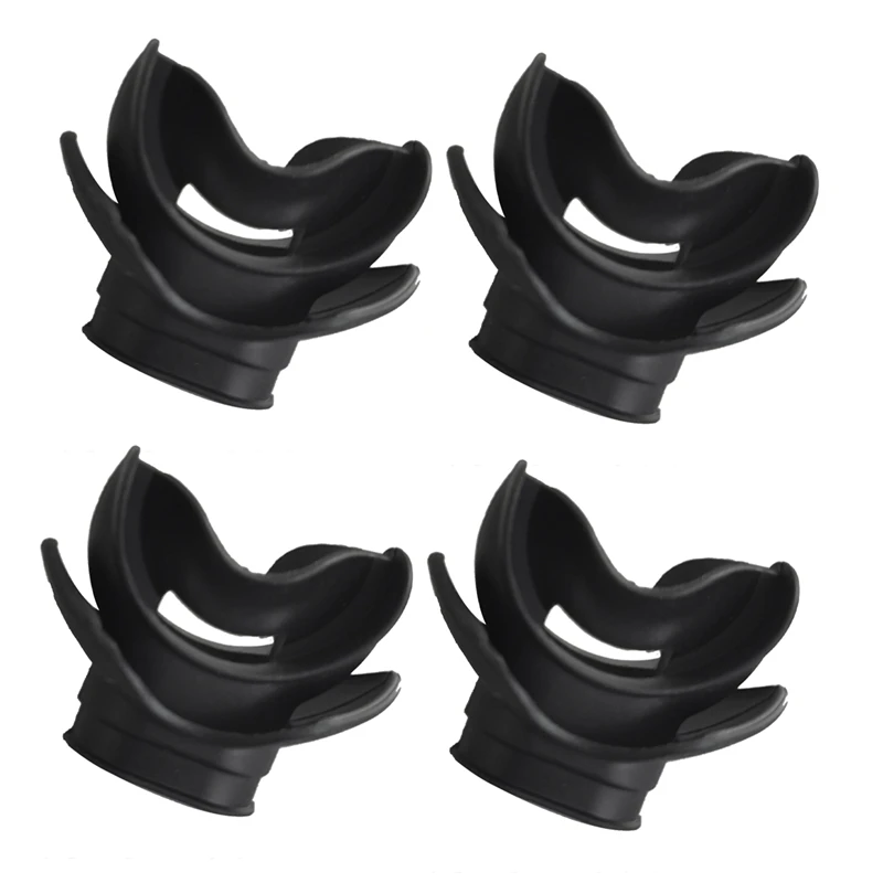 NEW-4X Bocchino per morso per immersione in silicone modellabile Regolatore per morso per immersione Attrezzatura per immersione Valvola per snorkeling in acqua Respirazione