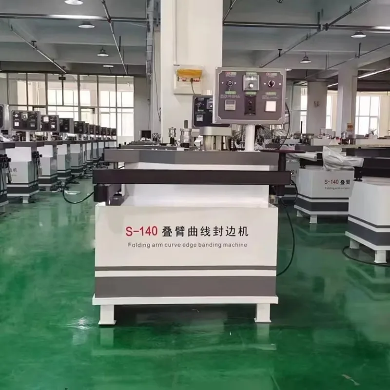 

S140 S180 Manual Edging Band Machine Rounded Edge Banding Machine With Auxiliary Bracket
