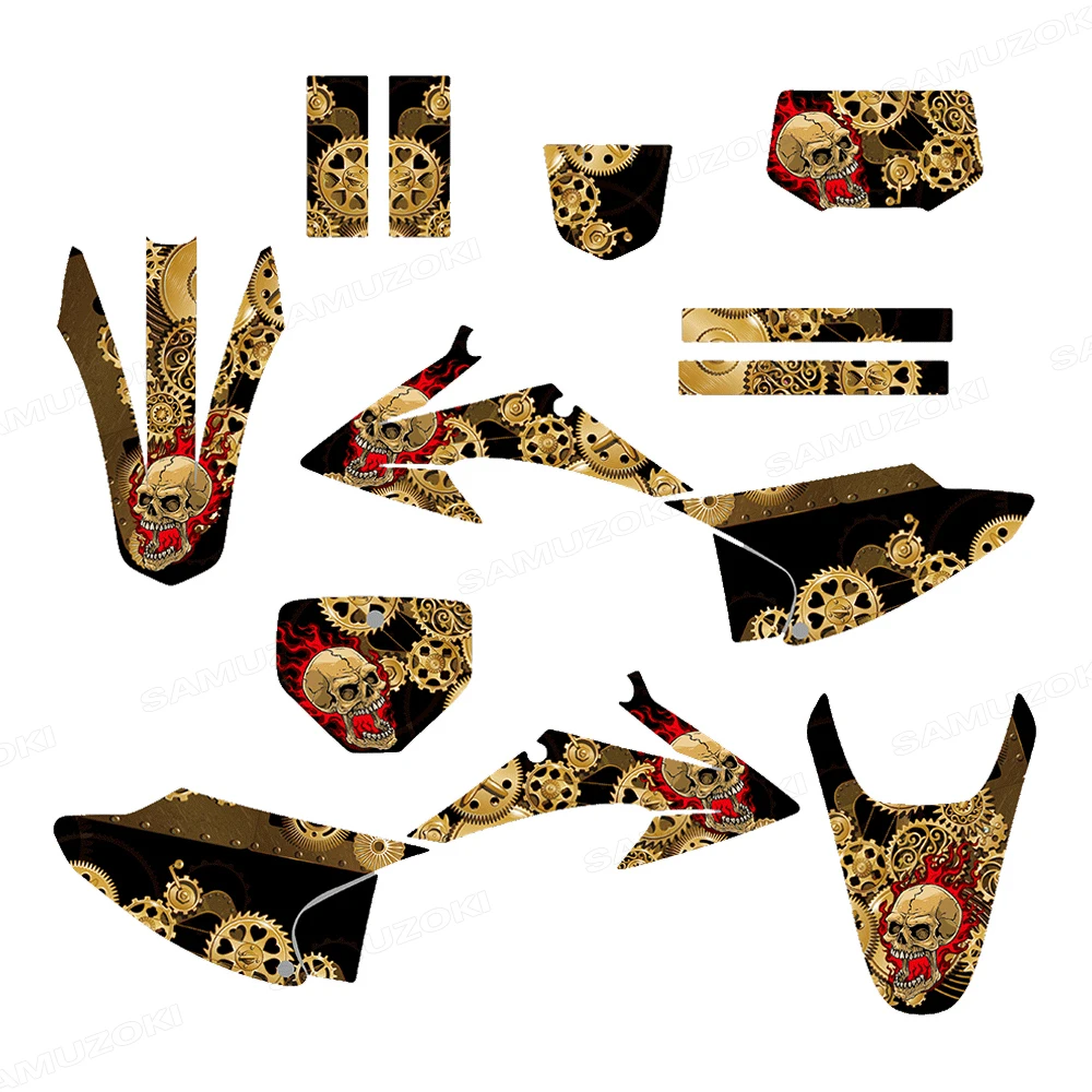 Motocross Graphics Stickers Fit for CRF150F CRF230F 2008-2014 Trail 150 Trail 230 Backgrounds Decals Deco Kits
