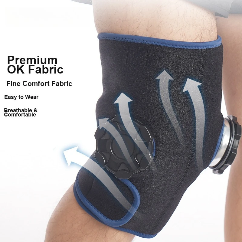 Knee Ice Pack Support Strap Cold Hot Compress Knee Brace Anti-stretch Knee Wrap for Knee Joint Fixation Protection